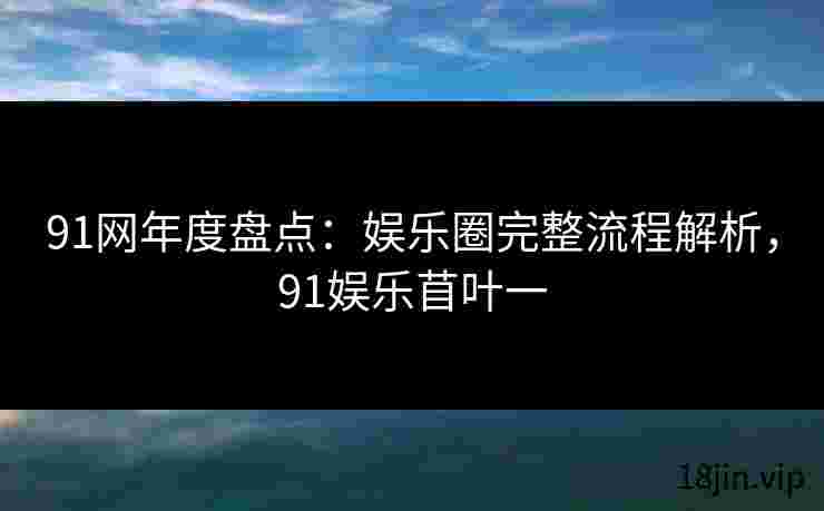 91网年度盘点：娱乐圈完整流程解析，91娱乐苜叶一