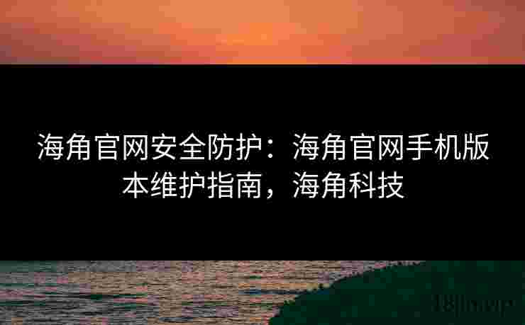 海角官网安全防护：海角官网手机版本维护指南，海角科技