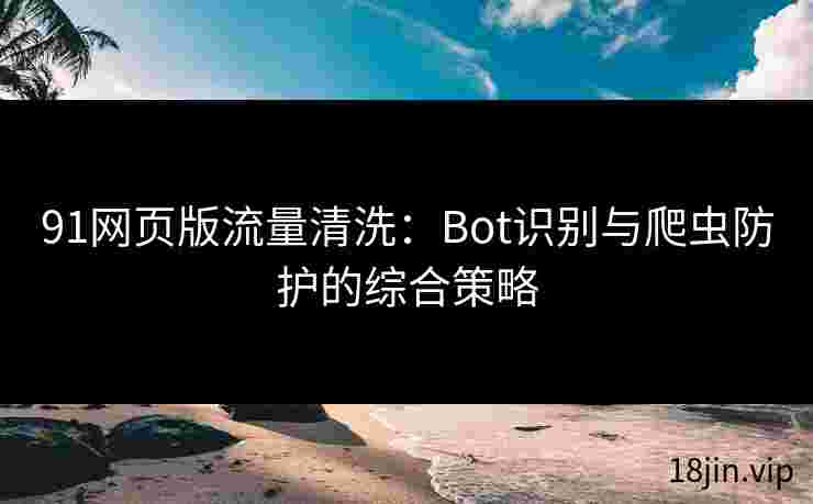 91网页版流量清洗：Bot识别与爬虫防护的综合策略