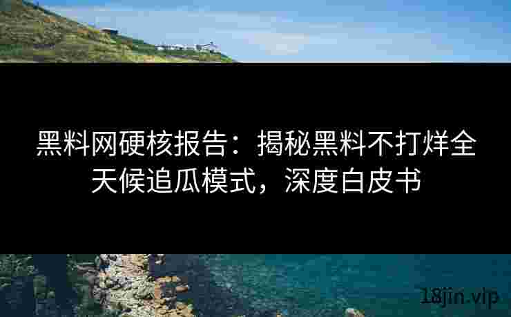 黑料网硬核报告：揭秘黑料不打烊全天候追瓜模式，深度白皮书